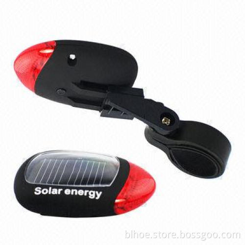 Environmental protection energy-saving solar bicycle taillight, free charging type mountain bike tai